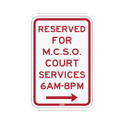 PBOT Road sign P4385R (Oregon) (Road Sign) STICKER Vinyl Kiss-Cut Decal