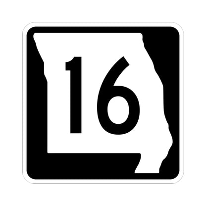 MO-16 (Missouri) (Road Sign) STICKER Vinyl Kiss-Cut Decal