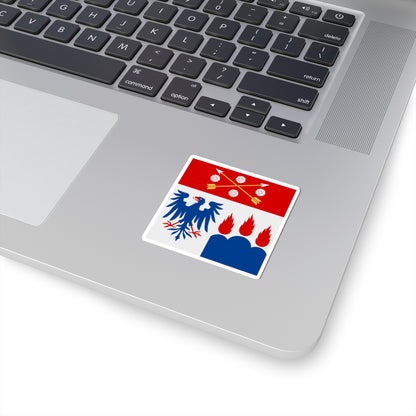Orebro lan vapenflagga (Sweden) STICKER Vinyl Kiss-Cut Decal