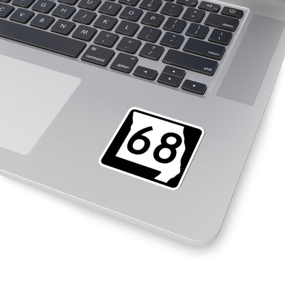 MO-68 (Missouri) (Road Sign) STICKER Vinyl Kiss-Cut Decal