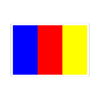 Flag of Ornans (France) STICKER Vinyl Kiss-Cut Decal