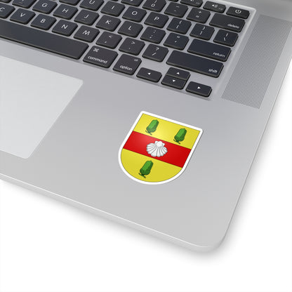Presinge-coat of arms (Switzerland) (Coat of Arms) STICKER Vinyl Kiss-Cut Decal
