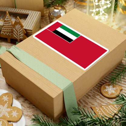 Civil Ensign of the United Arab Emirates (United Arab Emirates) STICKER Vinyl Kiss-Cut Decal