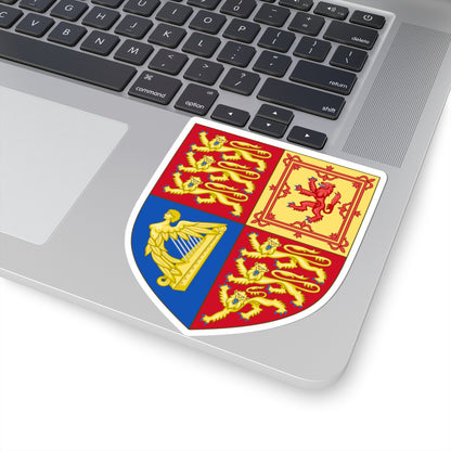 Arms of the United Kingdom since 1837 (United Kingdom) (Coat of Arms) STICKER Vinyl Kiss-Cut Decal