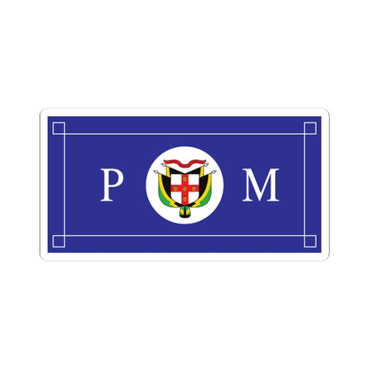 Flag of the Prime Minister of Jamaica (Jamaica) STICKER Vinyl Kiss-Cut Decal