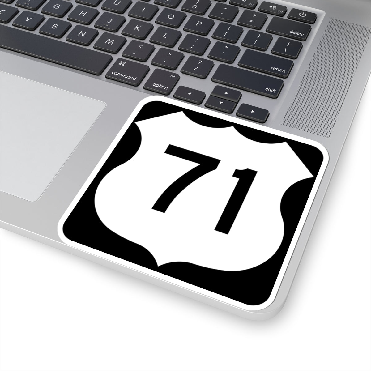 US 71 MN 1961 (Minnesota) (Road Sign) STICKER Vinyl Kiss-Cut Decal