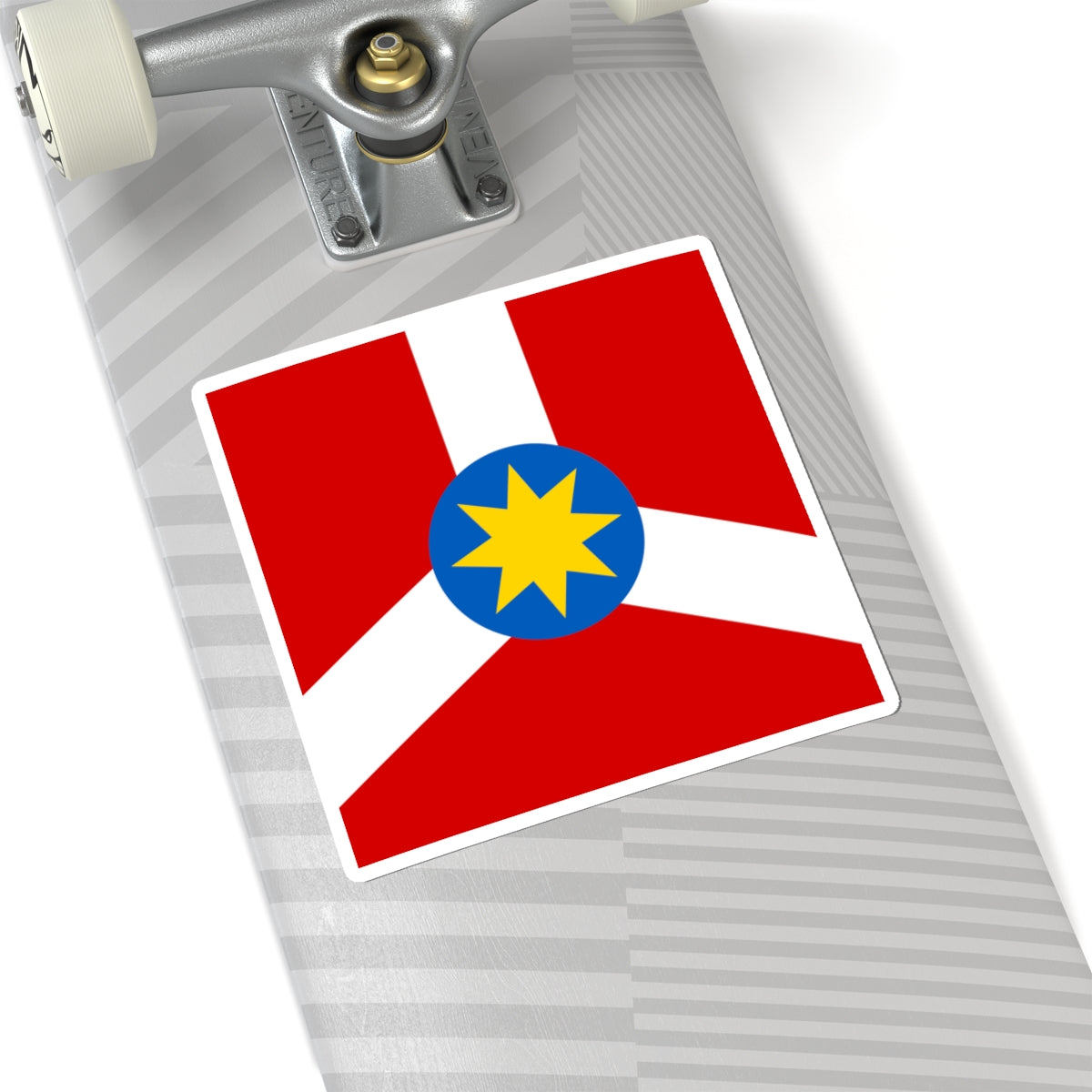 Berezhany Vinnytsia Oblast flag (Ukraine) STICKER Vinyl Kiss-Cut Decal