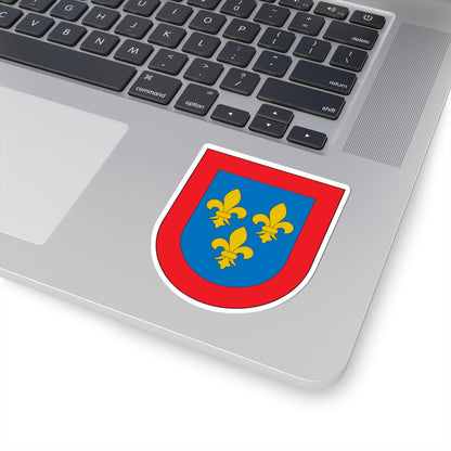 Armas de Borbón-Anjou (Spain) (Coat of Arms) STICKER Vinyl Kiss-Cut Decal