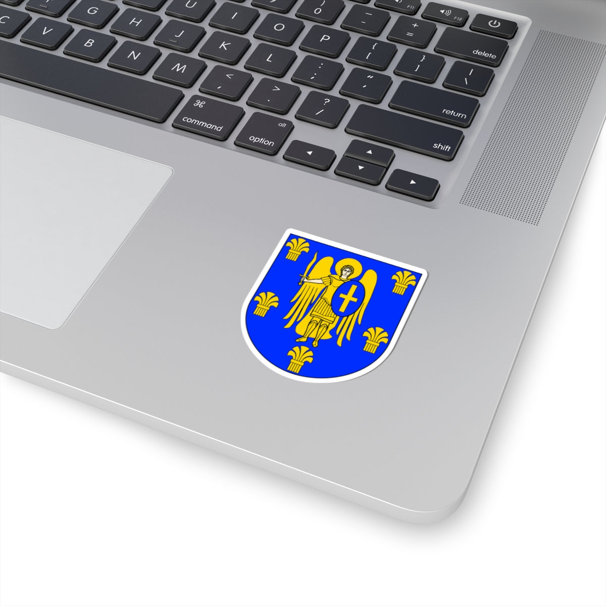 UKR Myronivka Raion COA (Ukraine) (Coat of Arms) STICKER Vinyl Kiss-Cut Decal