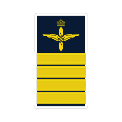 OF 5 Överste FV hylsa (Sweden) (Military Rank) STICKER Vinyl Kiss-Cut Decal