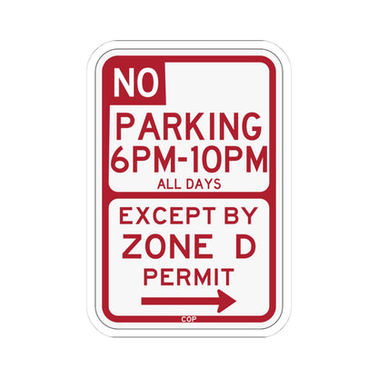 PBOT Road sign P1450R (Oregon) (Road Sign) STICKER Vinyl Kiss-Cut Decal