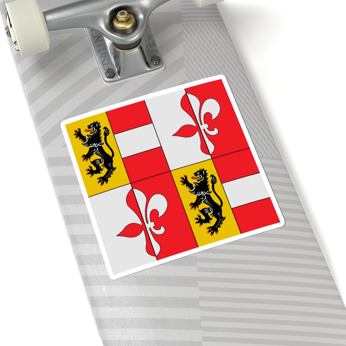 Flag of Mathieu Schiner (Switzerland) STICKER Vinyl Kiss-Cut Decal