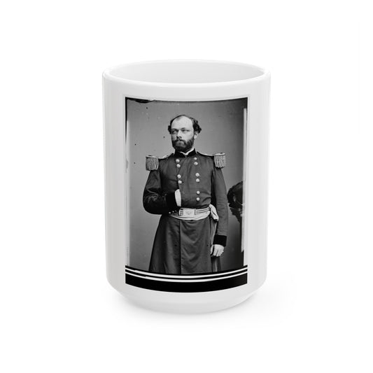 Portrait Of Capt. Quincy A. Gillmore, Officer Of The Federal Army (Maj. Gen. From July 10, 1863) (U.S. Civil War) White Coffee Mug