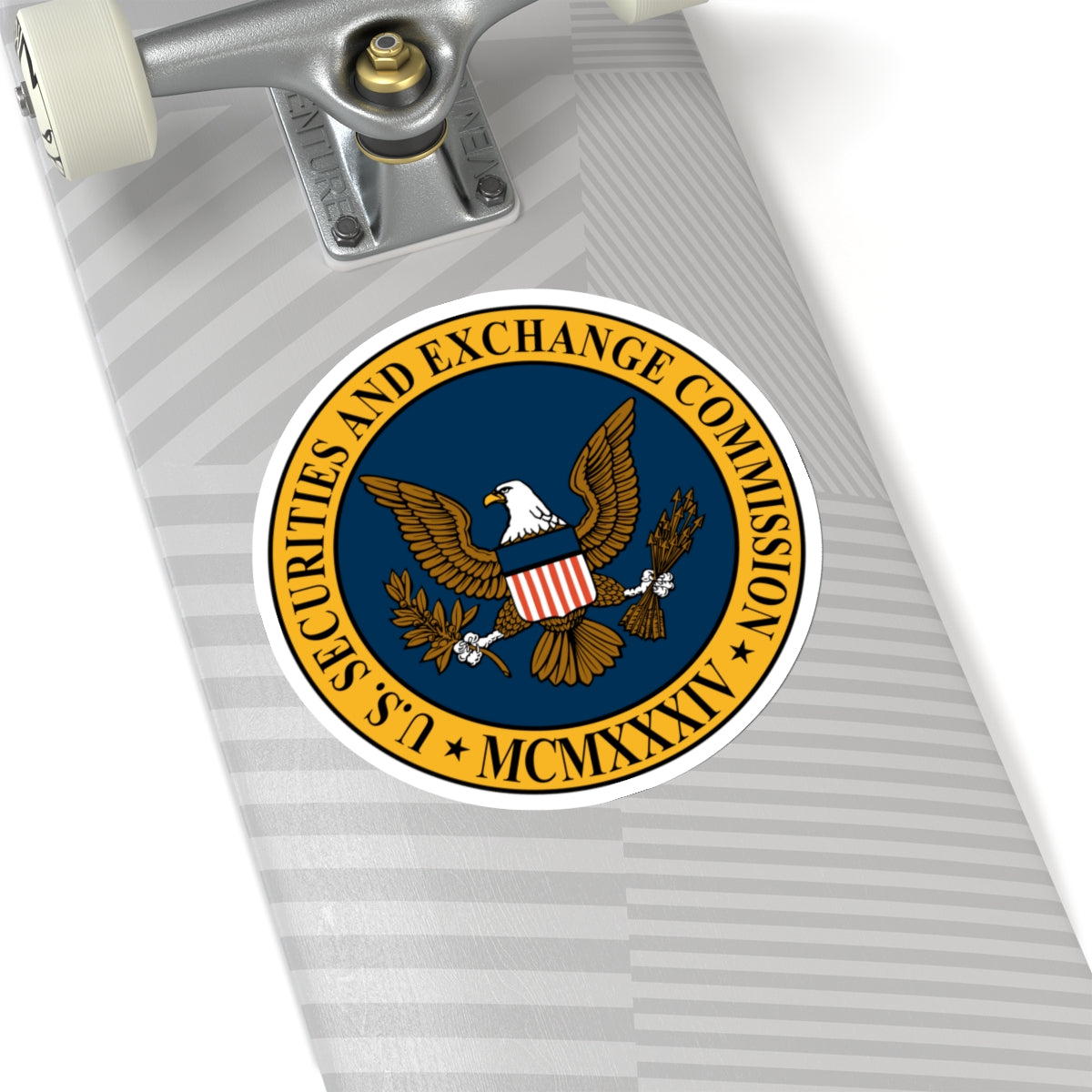 Seal of the United States Securities and Exchange Commission - STICKER Vinyl Kiss-Cut Decal