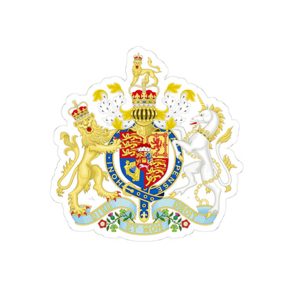 Coat of Arms of the United Kingdom (1801-1816) - STICKER Vinyl Kiss-Cut Decal