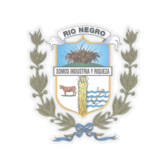 Coat of arms of Rio Negro Department - STICKER Vinyl Kiss-Cut Decal