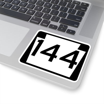 PA-144 (Pennsylvania) (Road Sign) STICKER Vinyl Kiss-Cut Decal