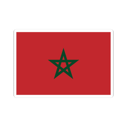Flag of Morocco unbordered dark green (Morocco) STICKER Vinyl Kiss-Cut Decal