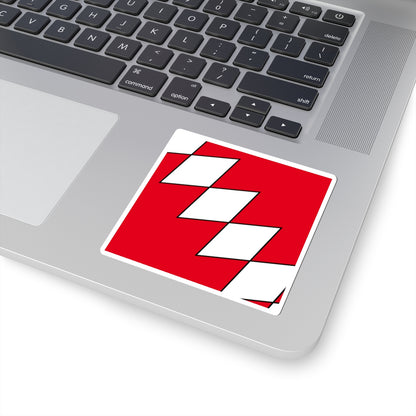 CHE Biel-Benken Flag (Switzerland) STICKER Vinyl Kiss-Cut Decal