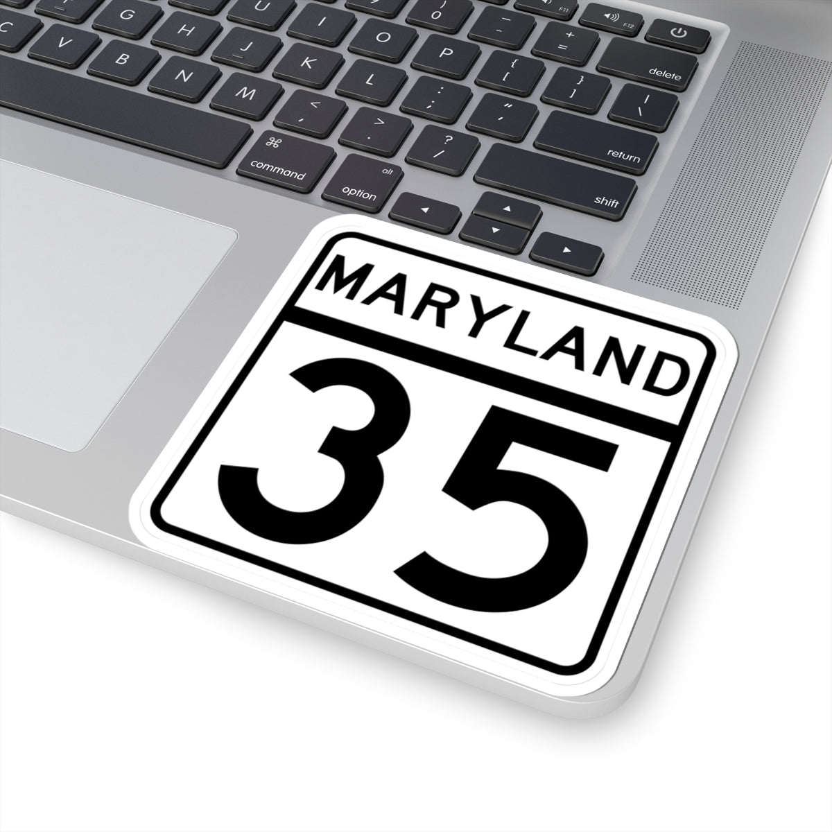 MD Route 35 (Maryland) (Road Sign) STICKER Vinyl Kiss-Cut Decal