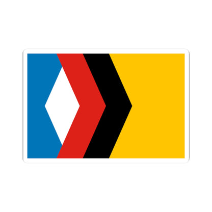 Flag of Engels Saratov oblast (Russia) STICKER Vinyl Kiss-Cut Decal