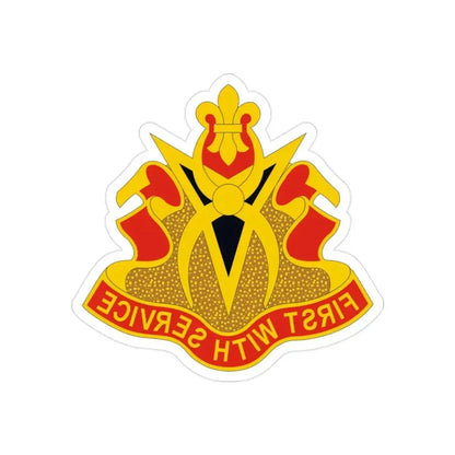 589th Brigade Support Battalion (U.S. Army) REVERSE PRINT Transparent Die-Cut STICKER 2 Inch Die-Cut Transparent - The Sticker Space