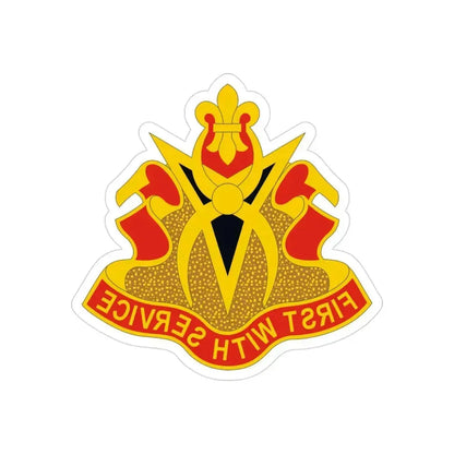 589th Brigade Support Battalion (U.S. Army) REVERSE PRINT Transparent Die-Cut STICKER 3 Inch Die-Cut Transparent - The Sticker Space