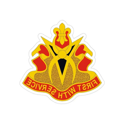 589th Brigade Support Battalion (U.S. Army) REVERSE PRINT Transparent Die-Cut STICKER 5 Inch Die-Cut Transparent - The Sticker Space
