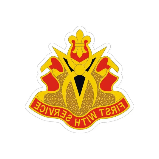 589th Brigade Support Battalion (U.S. Army) REVERSE PRINT Transparent Die-Cut STICKER 6 Inch Die-Cut Transparent - The Sticker Space