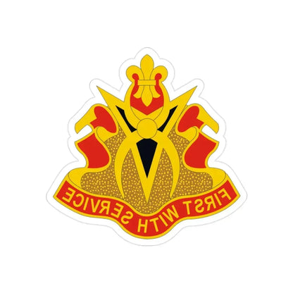 589th Brigade Support Battalion (U.S. Army) REVERSE PRINT Transparent Die-Cut STICKER - The Sticker Space