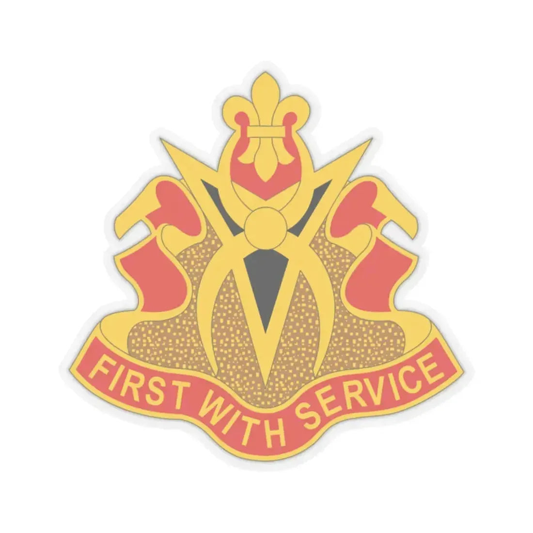 589th Brigade Support Battalion (U.S. Army) STICKER Vinyl Kiss-Cut Decal 2 Inch Transparent - The Sticker Space