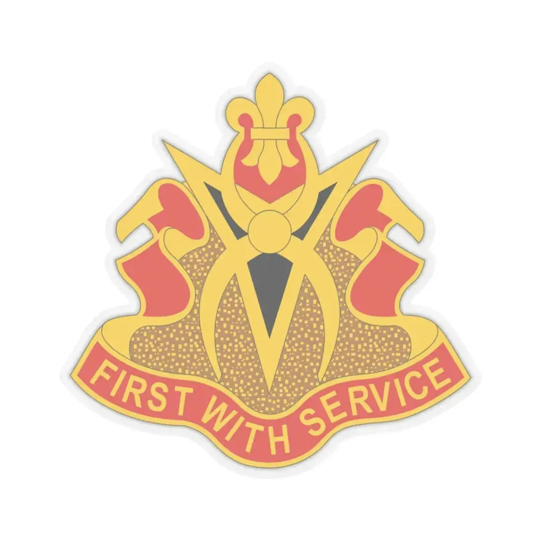 589th Brigade Support Battalion (U.S. Army) STICKER Vinyl Kiss-Cut Decal 3 Inch Transparent - The Sticker Space