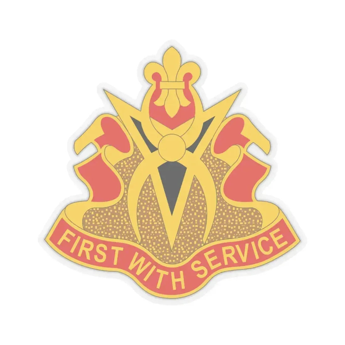 589th Brigade Support Battalion (U.S. Army) STICKER Vinyl Kiss-Cut Decal 4 Inch Transparent - The Sticker Space