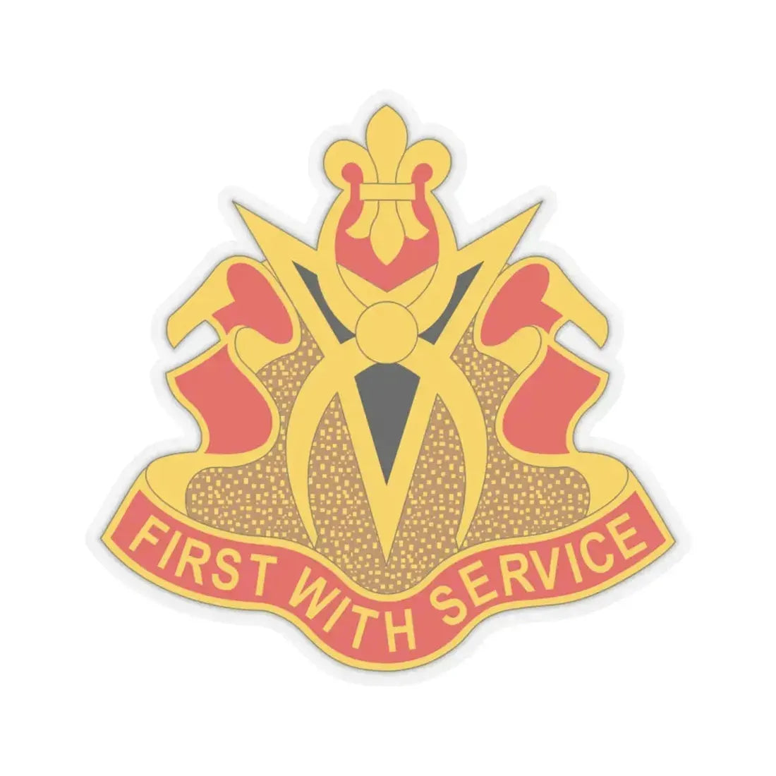 589th Brigade Support Battalion (U.S. Army) STICKER Vinyl Kiss-Cut Decal 6 Inch Transparent - The Sticker Space