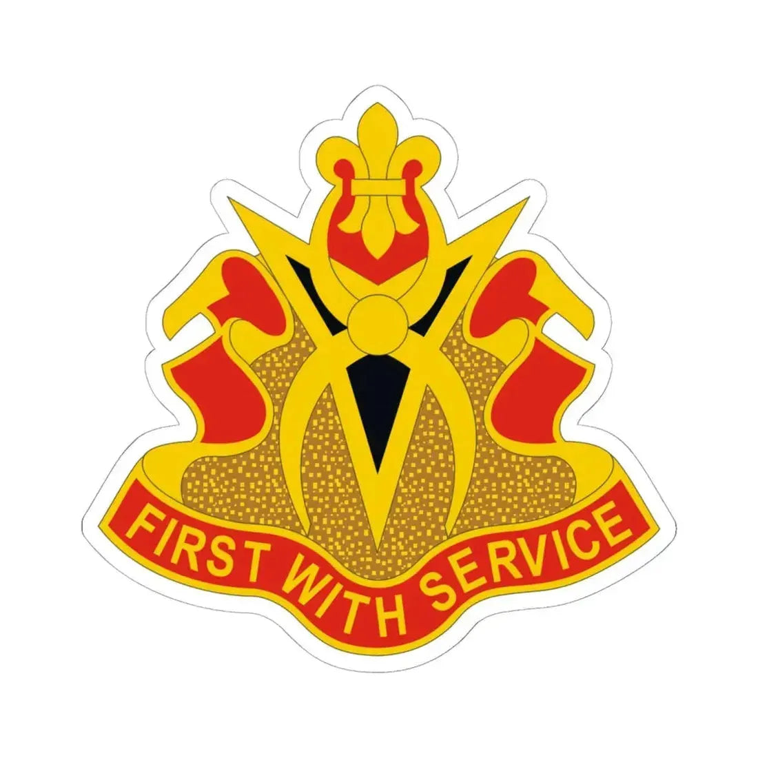 589th Brigade Support Battalion (U.S. Army) STICKER Vinyl Kiss-Cut Decal 6 Inch White - The Sticker Space