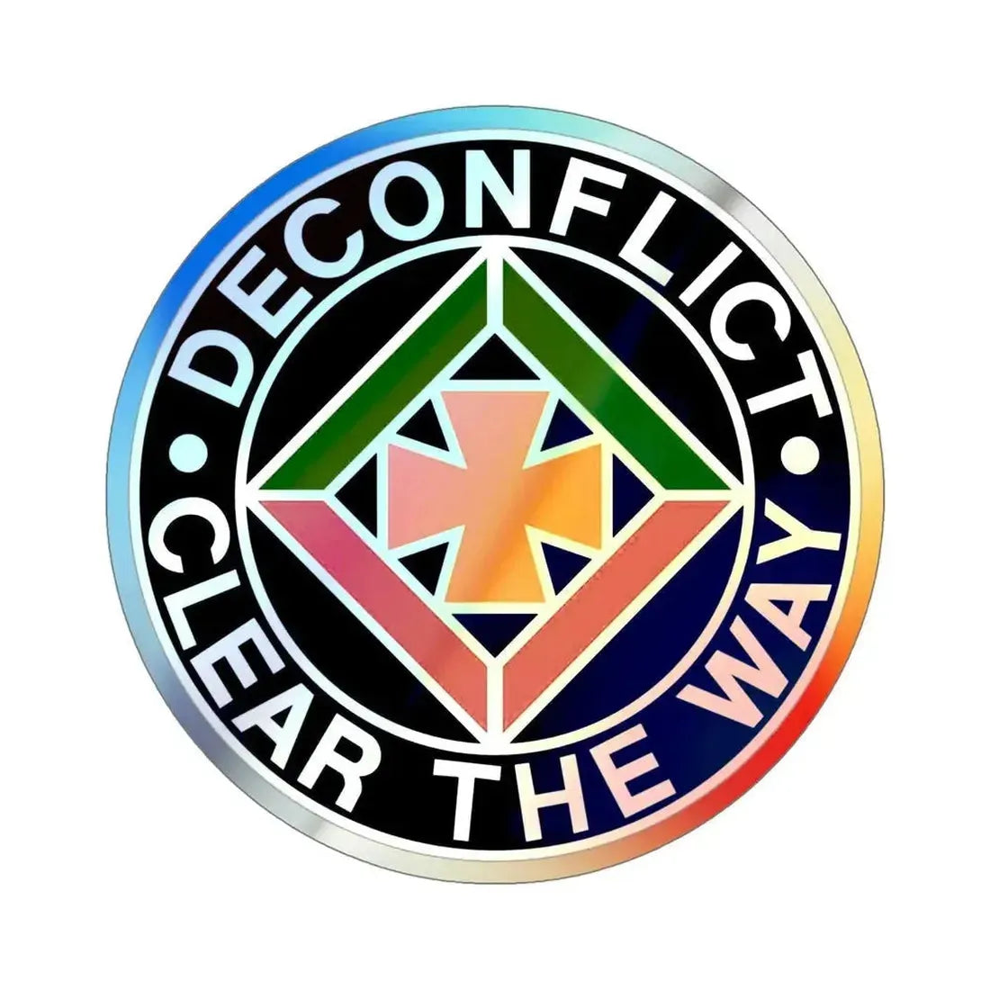 58th Air Traffic Control Battalion (U.S. Army) Holographic STICKER Die-Cut Vinyl Decal - The Sticker Space