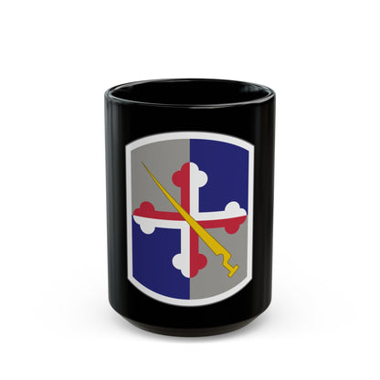 58th Infantry Brigade SSI (U.S. Army) Black Coffee Mug-15oz-The Sticker Space