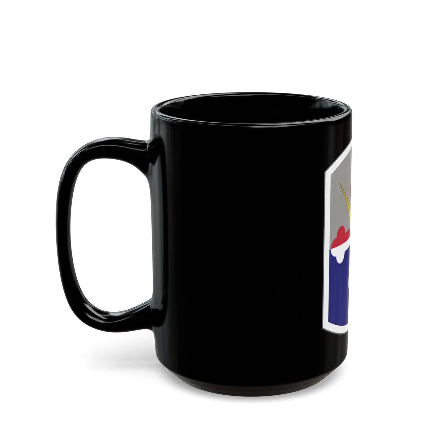 58th Infantry Brigade SSI (U.S. Army) Black Coffee Mug-The Sticker Space