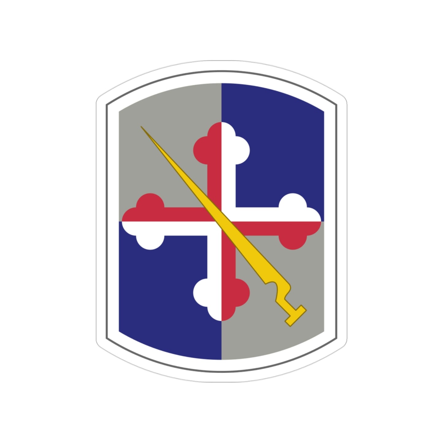 58th Infantry Brigade SSI (U.S. Army) Transparent STICKER Die-Cut Vinyl Decal-3 Inch-The Sticker Space