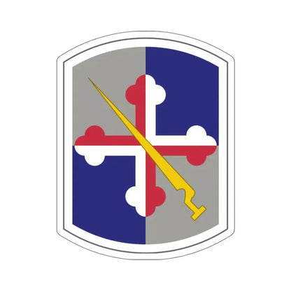 58th Infantry Brigade SSI (U.S. Army) STICKER Vinyl Kiss-Cut Decal 4 Inch White - The Sticker Space