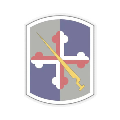 58th Infantry Brigade SSI (U.S. Army) STICKER Vinyl Kiss-Cut Decal 6 Inch Transparent - The Sticker Space