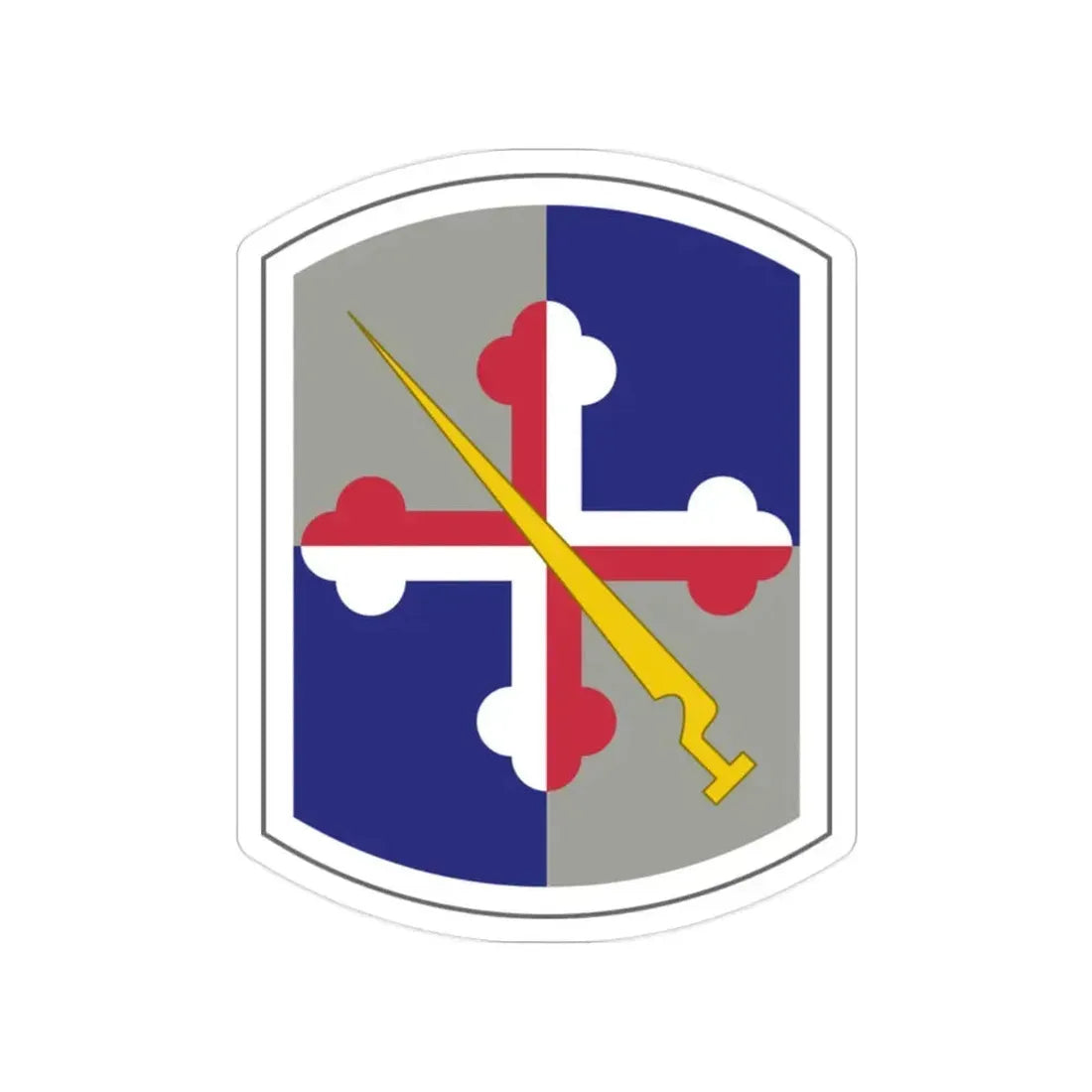 58th Infantry Brigade SSI (U.S. Army) Transparent STICKER Die-Cut Vinyl Decal 2 Inch - The Sticker Space