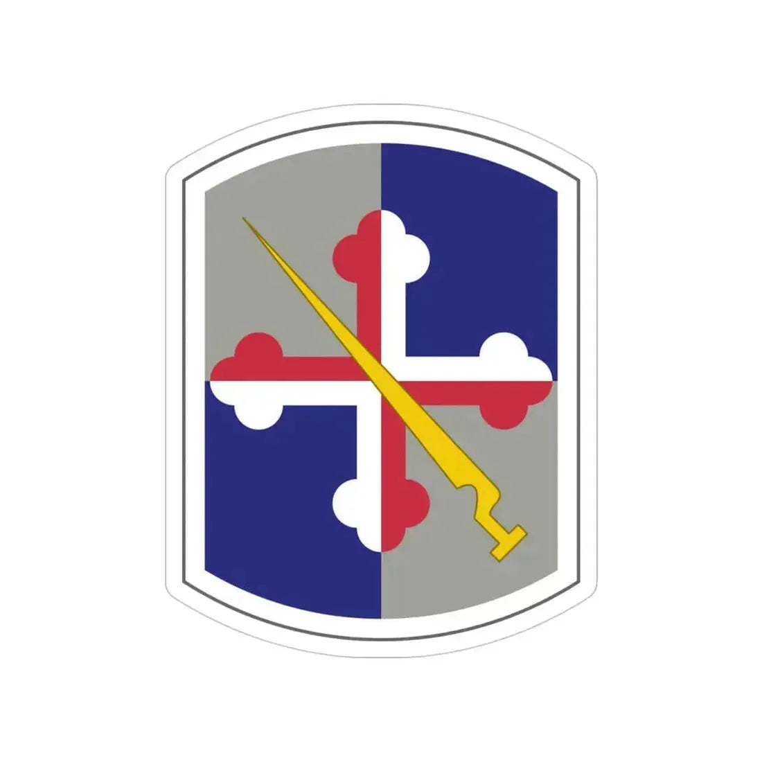 58th Infantry Brigade SSI (U.S. Army) Transparent STICKER Die-Cut Vinyl Decal 4 Inch - The Sticker Space