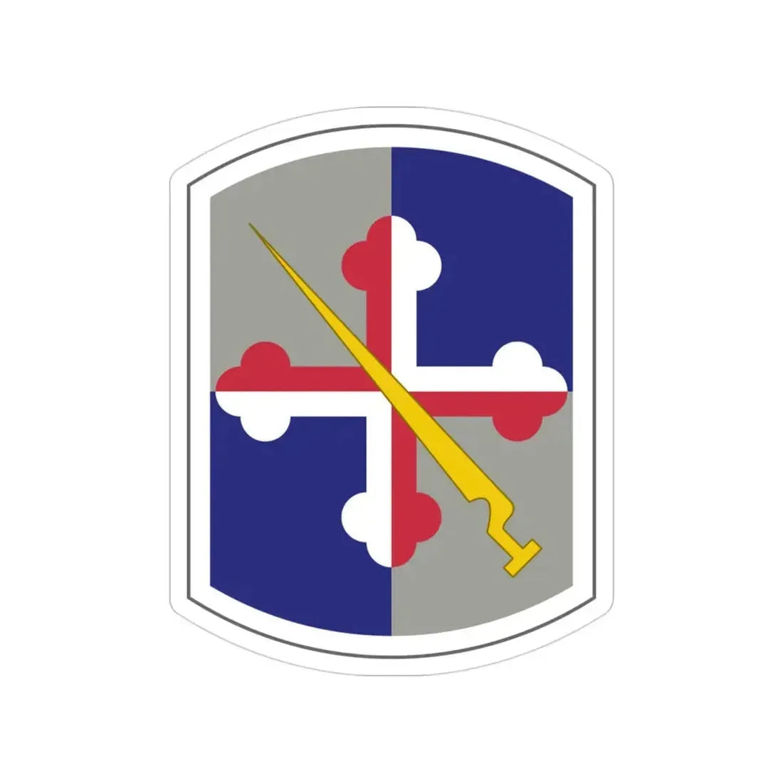 58th Infantry Brigade SSI (U.S. Army) Transparent STICKER Die-Cut Vinyl Decal - The Sticker Space