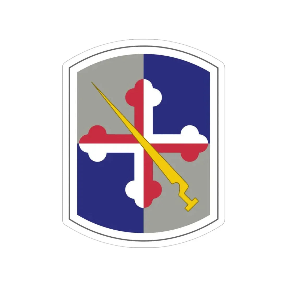 58th Infantry Brigade SSI (U.S. Army) Transparent STICKER Die-Cut Vinyl Decal - The Sticker Space