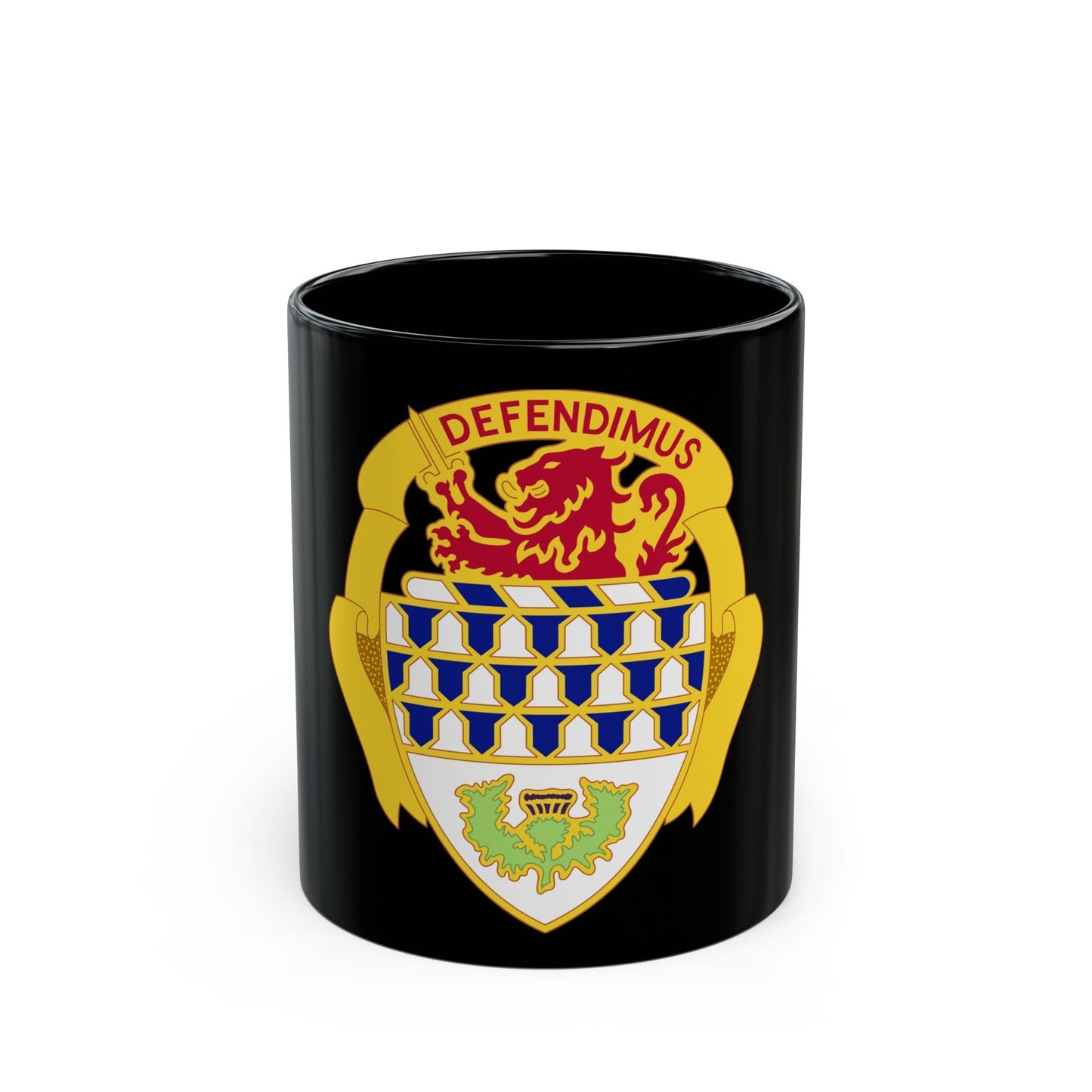 59 Air Defense Artillery Regiment (U.S. Army) Black Coffee Mug-11oz-The Sticker Space