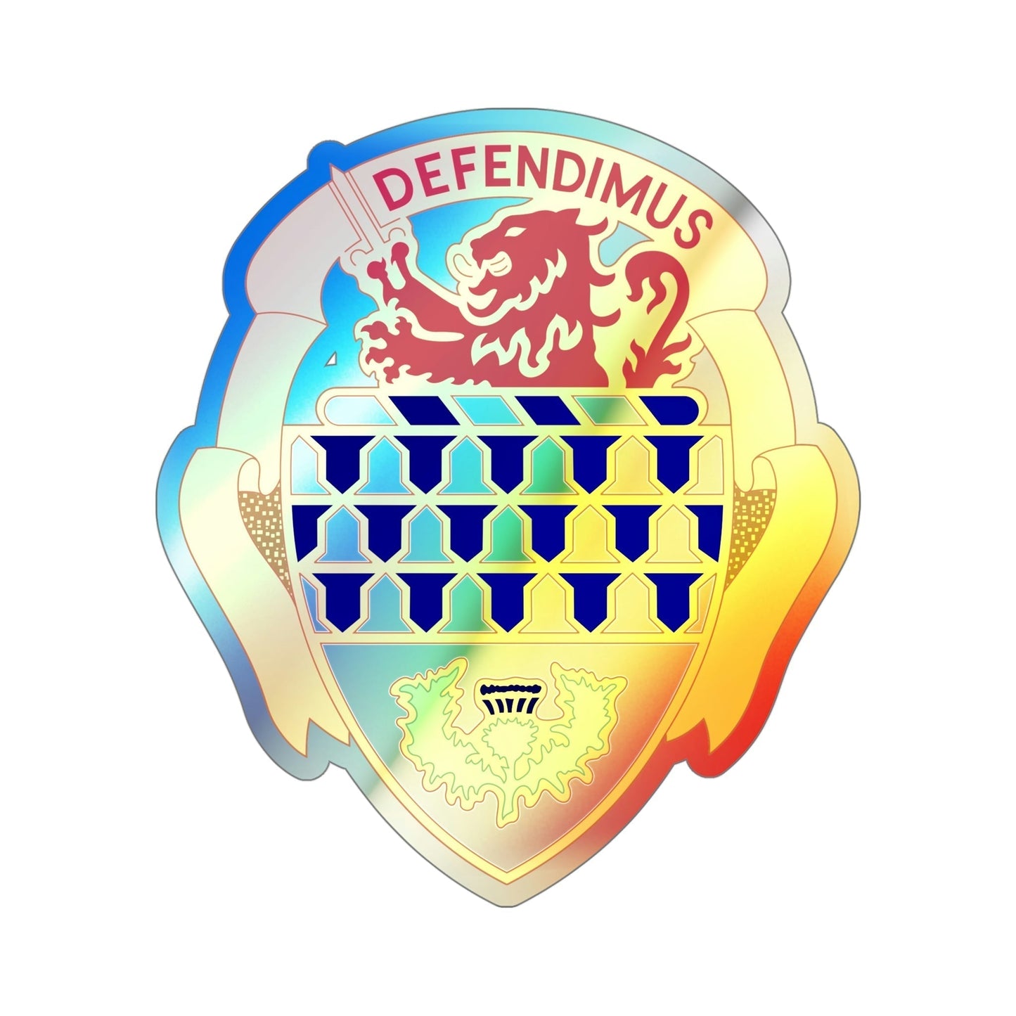 59 Air Defense Artillery Regiment (U.S. Army) Holographic STICKER Die-Cut Vinyl Decal-5 Inch-The Sticker Space