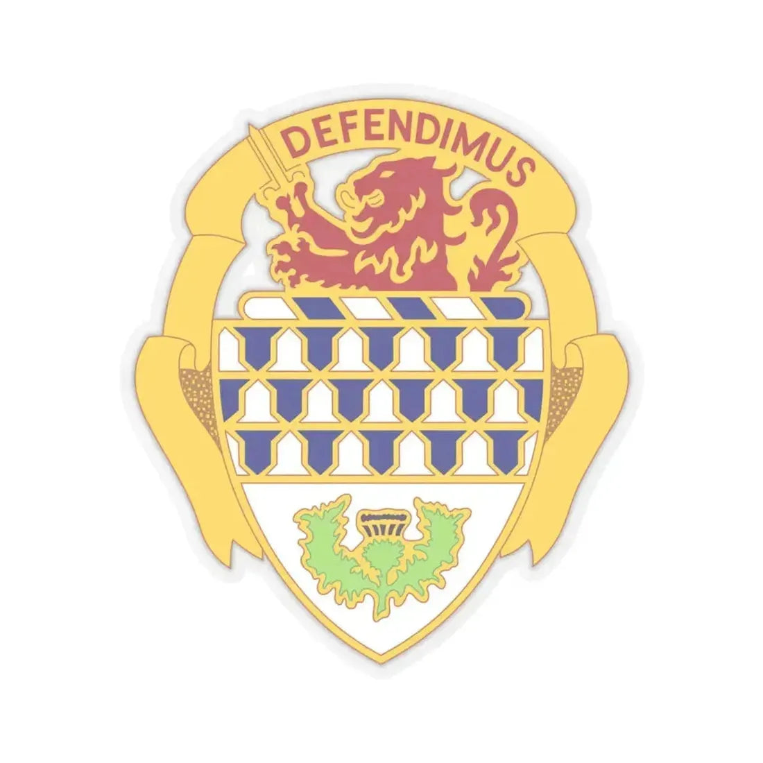 59 Air Defense Artillery Regiment (U.S. Army) STICKER Vinyl Kiss-Cut Decal 4 Inch Transparent - The Sticker Space