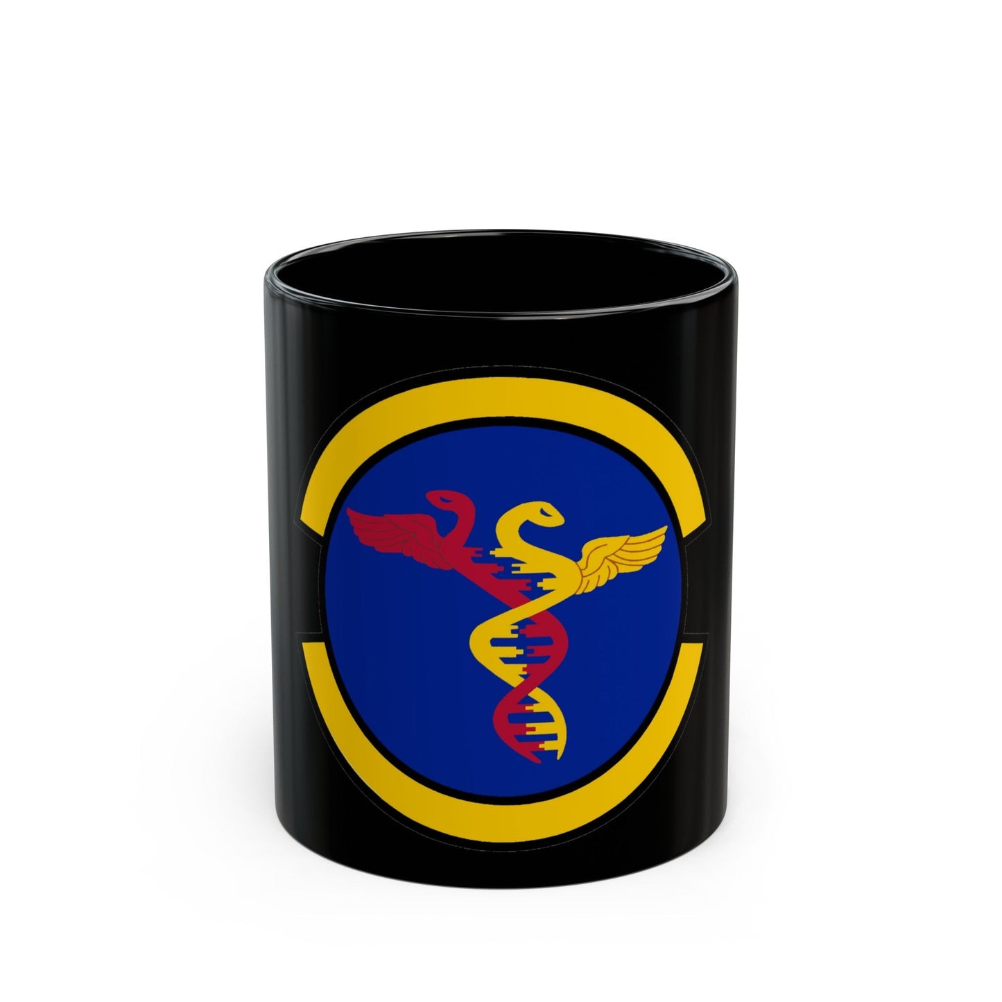 59 Laboratory Squadron AETC (U.S. Air Force) Black Coffee Mug-11oz-The Sticker Space