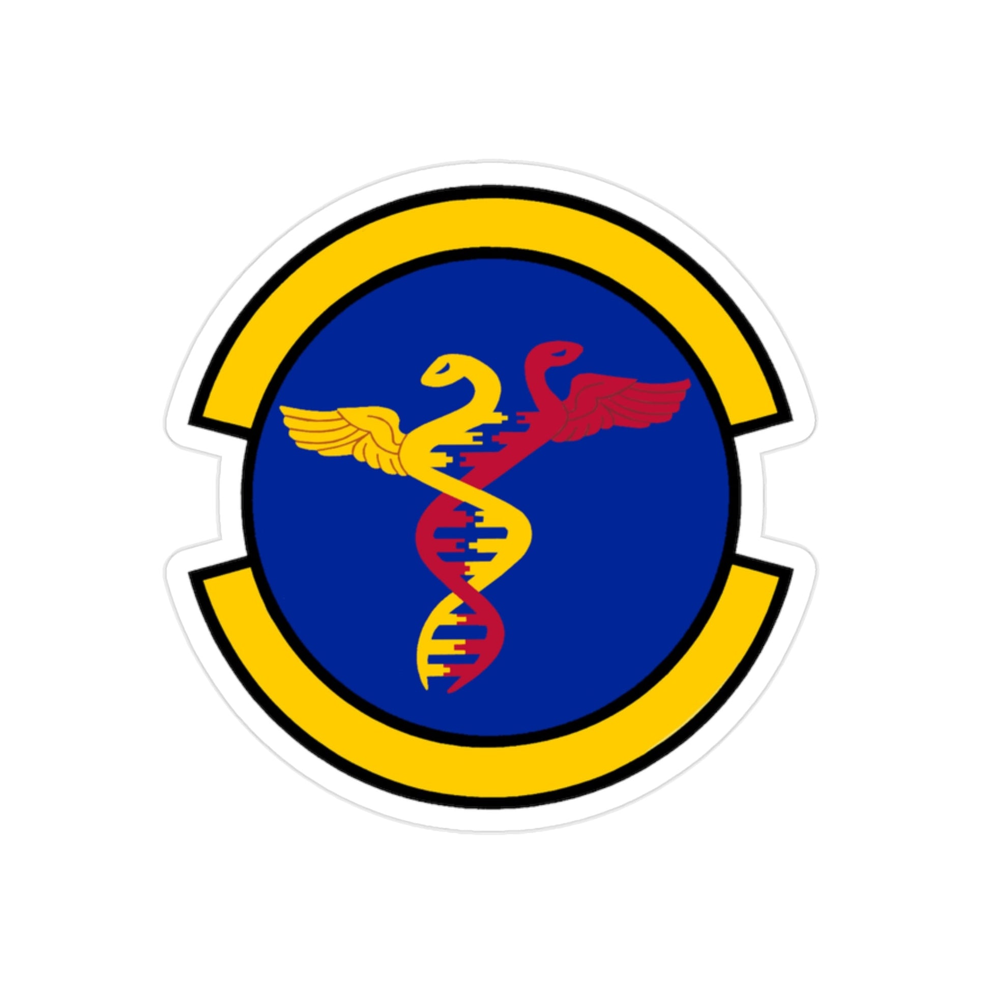 59 Laboratory Squadron AETC (U.S. Air Force) REVERSE PRINT Transparent STICKER-2" × 2"-The Sticker Space